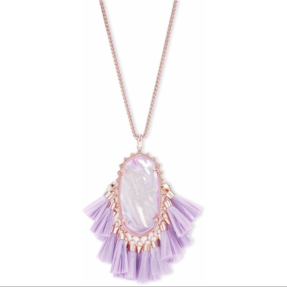 Kendra Scott Betsy Rose Gold Pendant Necklace